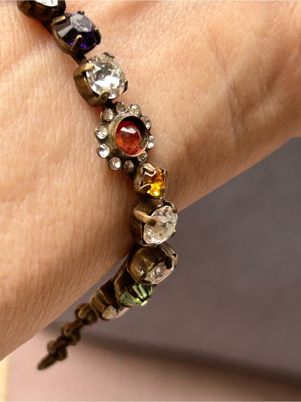 SORRELLI VINTAGE Rhinestone Bracelet Collectible